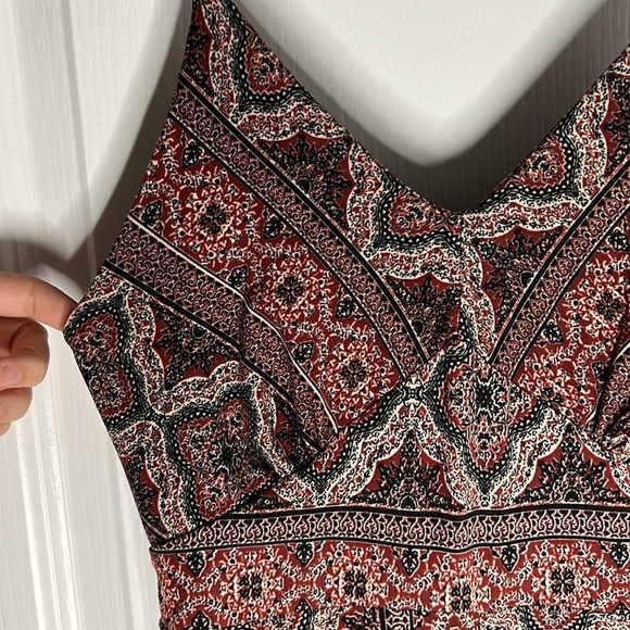 Charlotte Russe sleeveless romper heartshaped multicolor black red white Medium - Picture 3 of 8